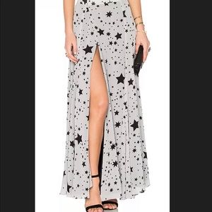 Lovers + friends wrap Maxi skirt.